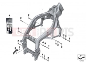 BMW Motorrad BMW 2015 S models S 1000 XR (0D03, 0D13) Front frame