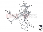 BMW Motorrad BMW 2015 S models S 1000 XR (0D03, 0D13) Luggage rack, Topcase