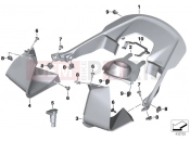 BMW Motorrad BMW 2015 S models S 1000 XR (0D03, 0D13) Cover Airbox