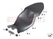 BMW Motorrad BMW 2015 S models S 1000 XR (0D03, 0D13) Bench seat