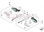 BMW Motorrad BMW 2015 S models S 1000 XR (0D03, 0D13) Turn signals, front