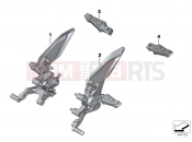 BMW Motorrad BMW 2015 S models S 1000 XR (0D03, 0D13) HP Footpeg system
