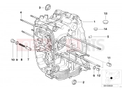 BMW Motorrad BMW 1994 R-Models 4V R 850 R 94 (0401,0406) Engine housing