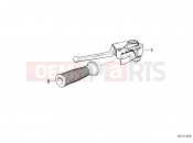 BMW Motorrad BMW 1994 R-Models 4V R 850 R 94 (0401,0406) Complete left handle unit