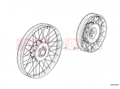 BMW Motorrad BMW 1994 R-Models 4V R 850 R 94 (0401,0406) Spoke wheel
