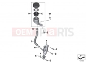 Brake master cylinder - BMW Motorrad R 1200 RS (0A05, 0A15) 2017