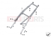 Rear frame - BMW Motorrad R 1200 RS (0A05, 0A15) 2017