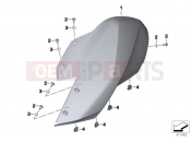 Tank cover, side - BMW Motorrad R 1200 RS (0A05, 0A15) 2017