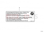 Instruction notice, Payload - BMW Motorrad R 1200 RS (0A05, 0A15) 2017