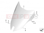 BMW Motorrad BMW 2017 C-Models C evolution (0C03) Windshield