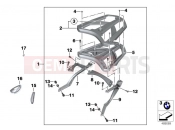BMW Motorrad BMW 2017 C-Models C evolution (0C03) Luggage grid