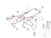 BMW Motorrad BMW 1995 R-Models 4V R 850 R 94 (0401,0406) Rear frame