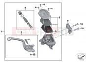 BMW Motorrad BMW 2018 F models K8x F 850 GS (0B09, 0B19) Control assembly fitting