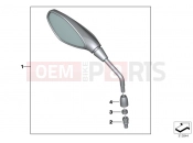 BMW Motorrad BMW 2018 F models K8x F 850 GS (0B09, 0B19) Mirror