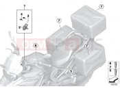 BMW Motorrad BMW 2018 F models K8x F 850 GS (0B09, 0B19) Single key locking system EWS 4