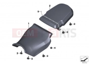 BMW Motorrad BMW 2018 F models K8x F 850 GS (0B09, 0B19) Motorcycle seat Behörde