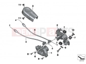 Exhaust flap - BMW Motorrad R 1200 RS (0A05, 0A15) 2018