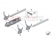 6-speed transmission shift components - BMW Motorrad R 1200 RS (0A05, 0A15) 2018
