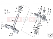 Fork brace, bottom/top - BMW Motorrad R 1200 RS (0A05, 0A15) 2018