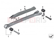 Paralever brace - BMW Motorrad R 1200 RS (0A05, 0A15) 2018