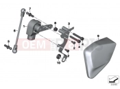 Level sensor, rear - BMW Motorrad R 1200 RS (0A05, 0A15) 2018
