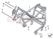 Main frame - BMW Motorrad R 1200 RS (0A05, 0A15) 2018