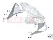 Internal cover - BMW Motorrad R 1200 RS (0A05, 0A15) 2018