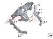 Front panel carrier - BMW Motorrad R 1200 RS (0A05, 0A15) 2018