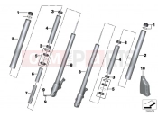 BMW Motorrad BMW 2018 C-Models C evolution (0C03) Telescopic fork, single parts