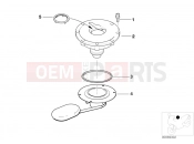 BMW Motorrad BMW 1996 R-Models 4V R 850 R 94 (0401,0406) Filler cap