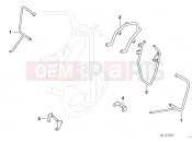 BMW Motorrad BMW 1996 R-Models 4V R 850 R 94 (0401,0406) Protection bar front,chrome, authorities