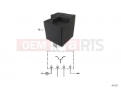 BMW Motorrad BMW 1996 R-Models 4V R 850 R 94 (0401,0406) Fuel level indicator relay