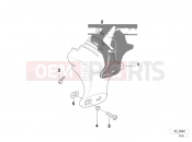 BMW Motorrad BMW 1996 R-Models 4V R 850 R 94 (0401,0406) Headlight mounting hardware