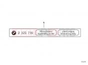 BMW Motorrad BMW 1996 R-Models 4V R 850 R 94 (0401,0406) Label 