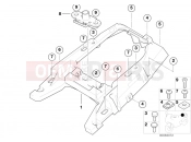 BMW Motorrad BMW 2006 R-Models 4V R 850 R 02 (0428) Rear carrier part