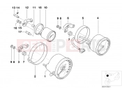 BMW Motorrad BMW 2006 R-Models 4V R 850 R 02 (0428) Speedometer/rev.counter/clock
