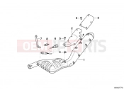 BMW Motorrad BMW 1997 R-Models 4V R 850 GS 95 (0403) Muffler