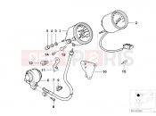 BMW Motorrad BMW 1997 R-Models 4V R 850 GS 95 (0403) Speedometer/rev. counter