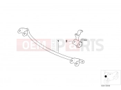 BMW Motorrad BMW 1997 R-Models 4V R 850 R 94 (0401,0406) Marker light bracket