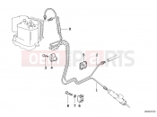 BMW Motorrad BMW 1998 R-Models 4V R 850 GS 95 (0403) Brake pipe rear ABS