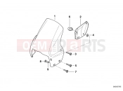 BMW Motorrad BMW 1998 R-Models 4V R 850 GS 95 (0403) Windshield mounted parts