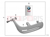 BMW Motorrad BMW 1998 R-Models 4V R 850 GS 95 (0403) Retrofit kit, plastic safety bar