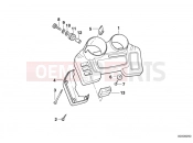 BMW Motorrad BMW 1998 R-Models 4V R 850 GS 95 (0403) Dashboard mounting parts