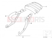 BMW Motorrad BMW 1998 R-Models 4V R 850 R 94 (0401,0406) Luggage grid