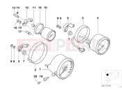 BMW Motorrad BMW 1998 R-Models 4V R 850 R 94 (0401,0406) Speedometer/tachometer/clock facelift