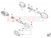 BMW Motorrad BMW 1998 R-Models 4V R 850 R 94 (0401,0406) Turn signal lights