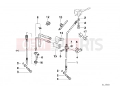 BMW Motorrad BMW 1998 R-Models 4V R 850 RT 96 (0412) Brake pipe, front