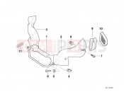 BMW Motorrad BMW 1998 R-Models 4V R 850 RT 96 (0412) Air duct