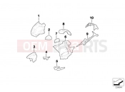 BMW Motorrad BMW 1998 R-Models 4V R 850 RT 96 (0412) Primed parts