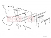 BMW Motorrad BMW 2000 R-Models 4V R 850 GS 95 (0403) Bowden cable